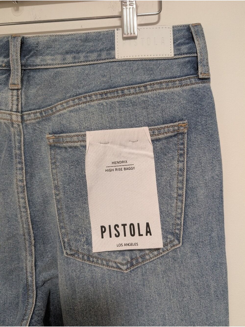 PISTOLA | Hendrix High Rise Baggy In Apprentice Distressed - Picture 12 of 14